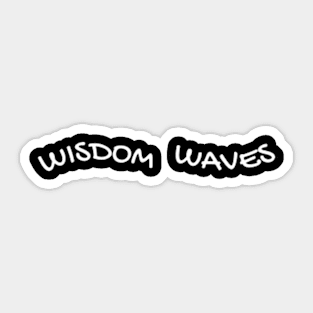 Wisdom Waves Sticker
